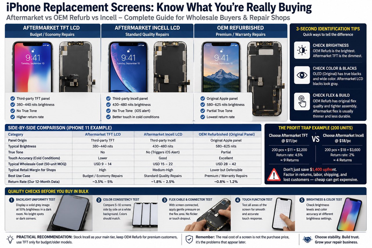 aftermarket iPhone LCD screens aftermarket iPhone LCD screens