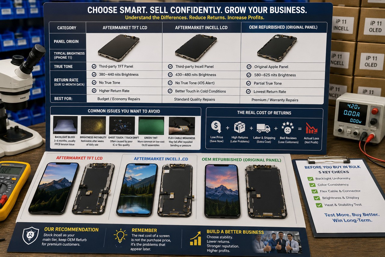 OEM refurbished iPhone screens OEM refurbished iPhone screens